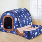 Comfortable Print Foldable Pet Bed