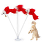 Interactive Feather Toy with Bell & Mouse