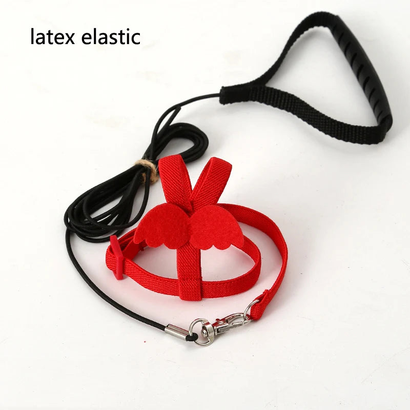 Adjustable Bird Harness Leash Set