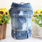 Denim Cat Clothes