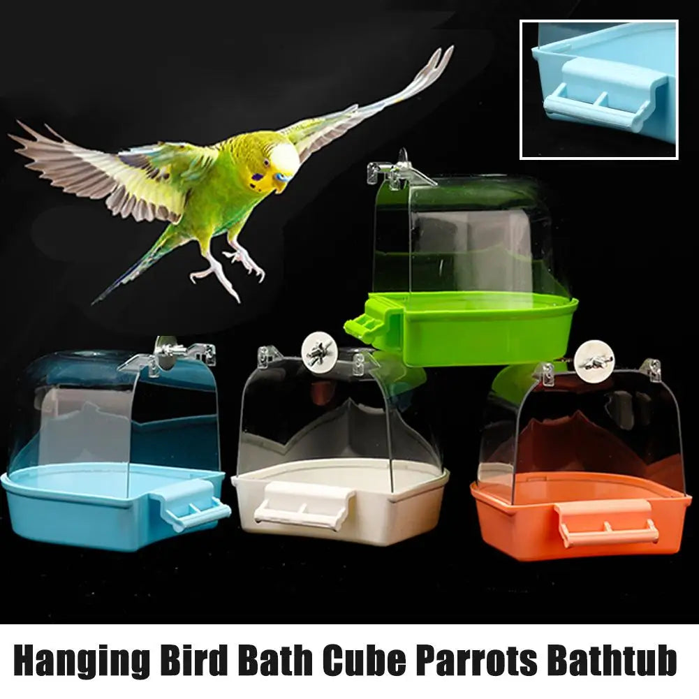 Durable Waterproof Hanging Bird Cage Bath