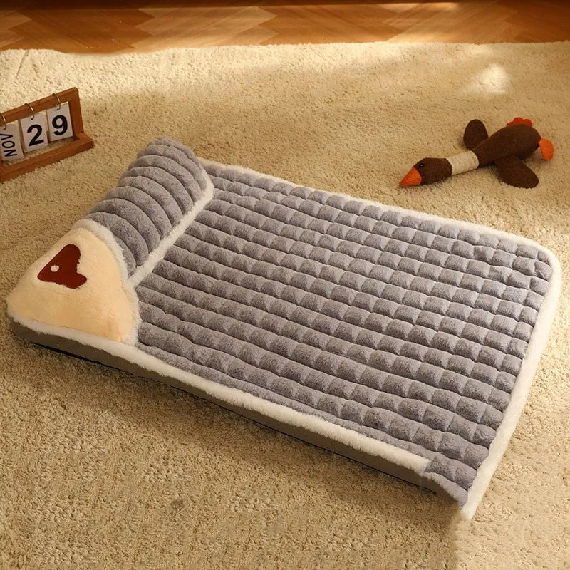 Detachable Cervical Spine Protector Pet Bed