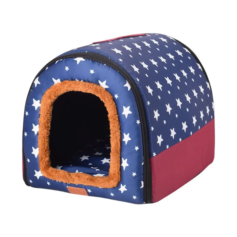 Comfortable Print Foldable Pet Bed