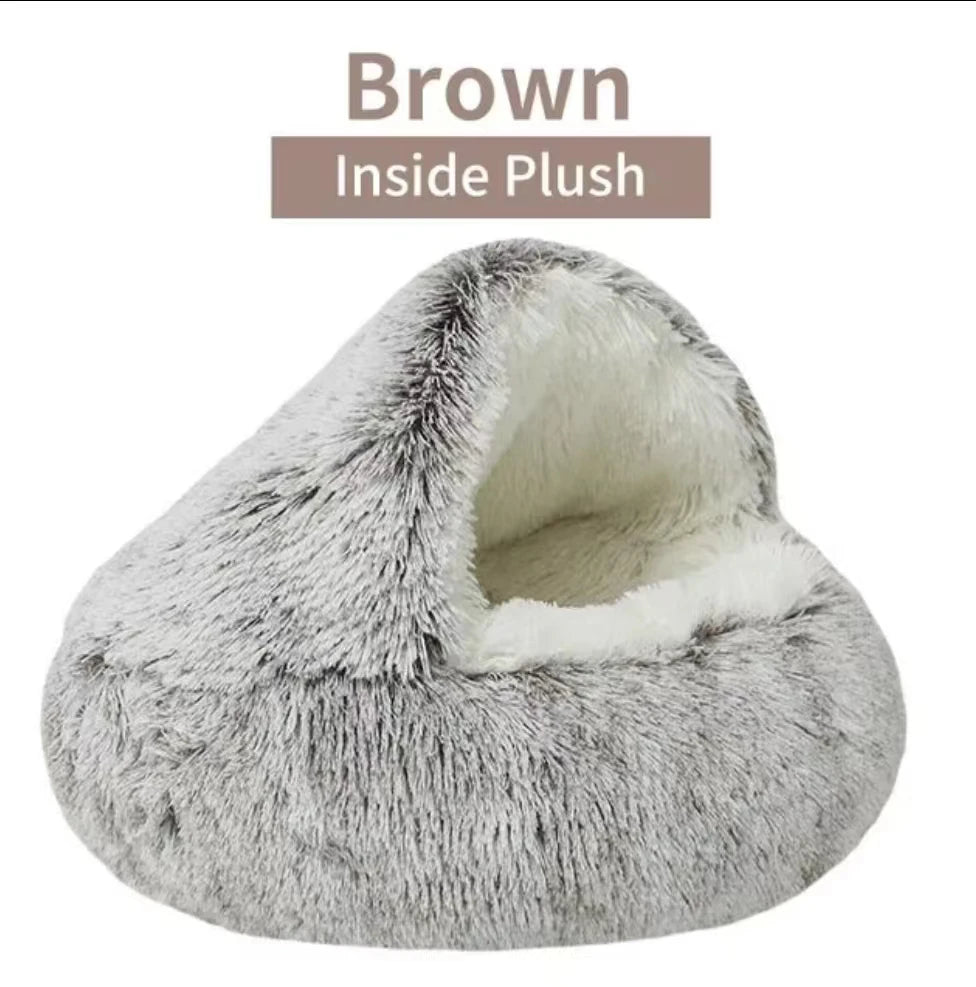 Winter Long Plush Pet Bed