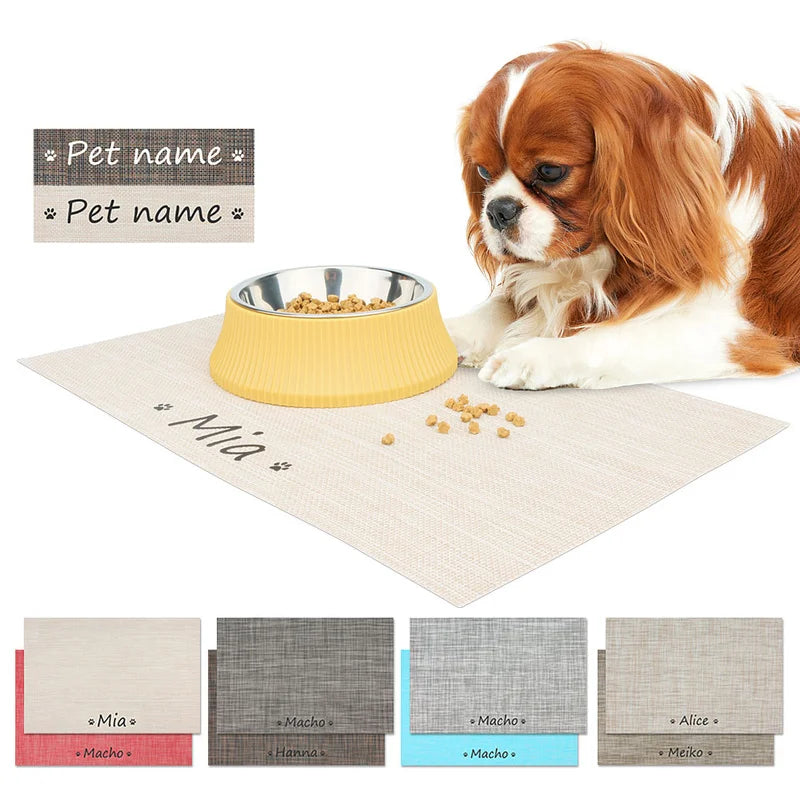 Easy To Clean Pet Feeding Mat