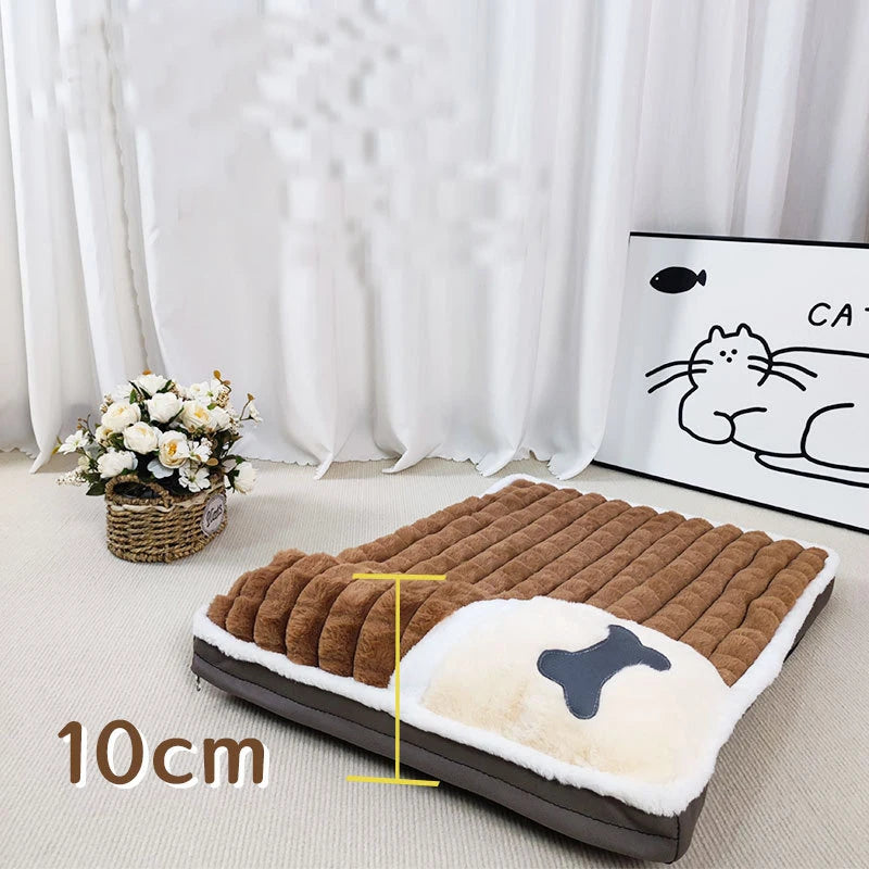 Detachable Cervical Spine Protector Pet Bed