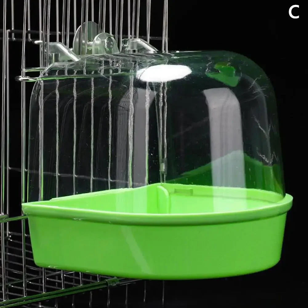 Durable Waterproof Hanging Bird Cage Bath