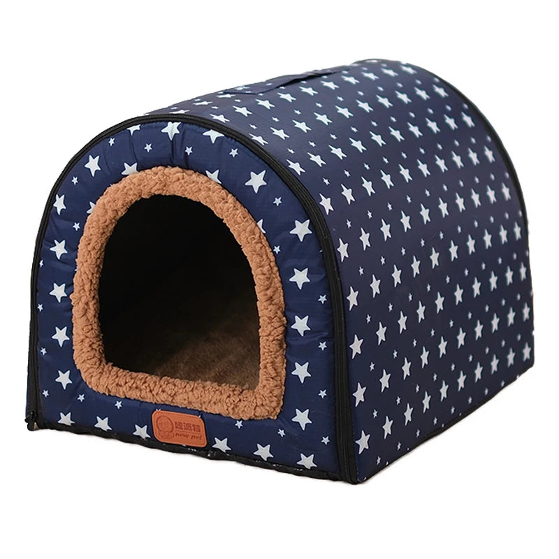 Comfortable Print Foldable Pet Bed